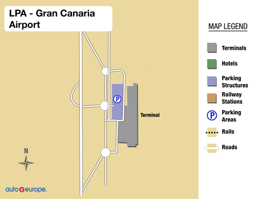 Gran Canaria Airport Map